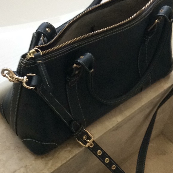 Dooney & Bourke Navy Purse 13”x8”x51/2” - Picture 4 of 4